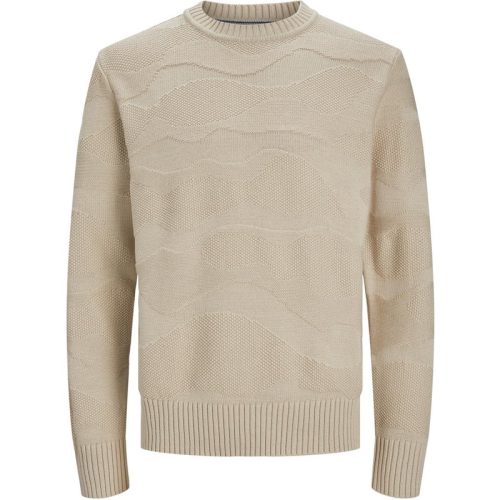 Jack & Jones Jprblujosh knit crew neck zand