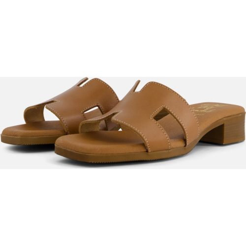 Oh My Sandals Oh My Sandals Slippers cognac Leer