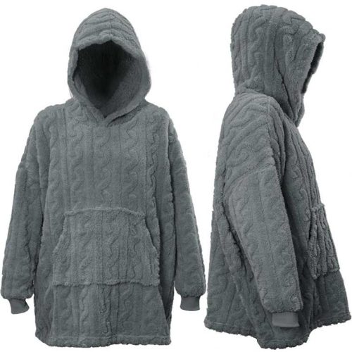 Unique Living hoodie pleun dark grey -70x57x87cm