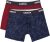 Boxershorts 2 Pack – Bordeauxrood/ Donkerblauw