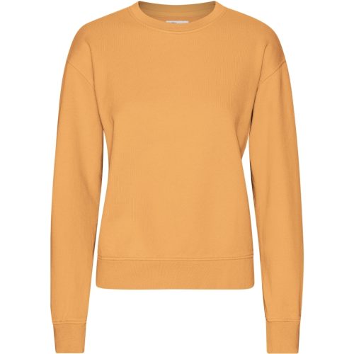 Dames sweatshirt met ronde hals Colorful Standard Classic Organic Sandstone Orange