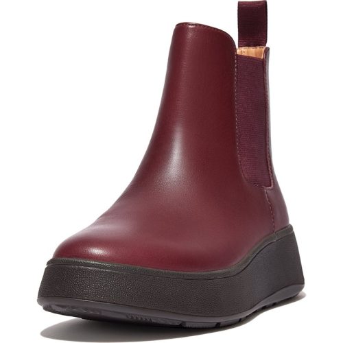 FitFlop F-mode leather flatform chelsea boots