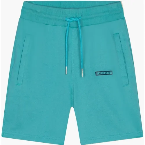 Black Donkey Relaxt summer short i mintgreen