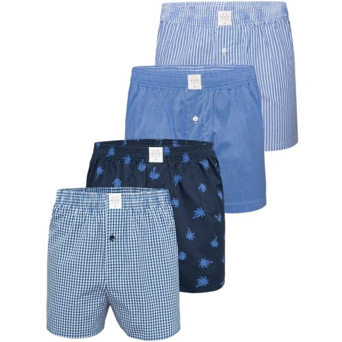 MG-1 Geweven wijde boxershorts heren core 4-pack