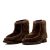 Hereu Boots – Armenta Low Zipped Boots in zwart