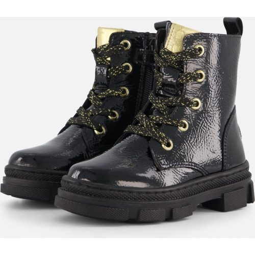 Muyters Muyters Veterboots zwart Leer