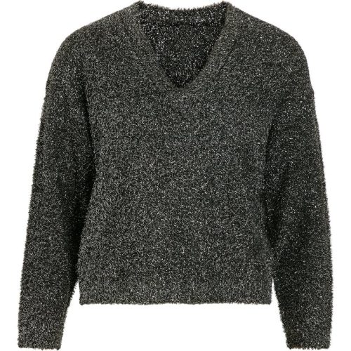 Vila Vicaso rev v-neck l/s glitter knit