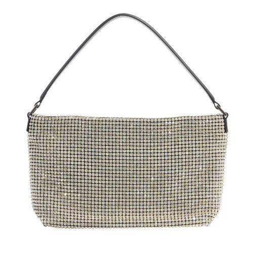 self-portrait Hobo bags – Diamante Medium Hobo Bag in champagne kleuren