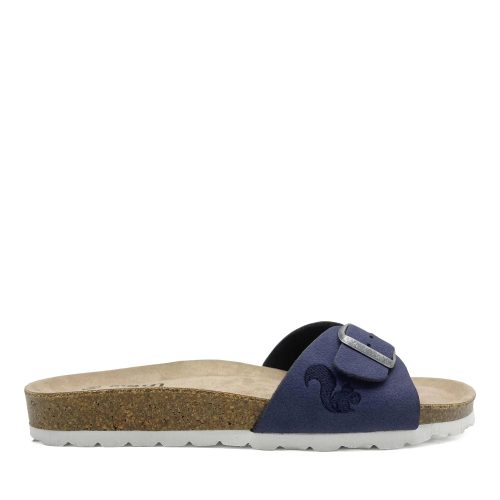 thies Low-Top Sneakers – thies 1856 ® Eco Bio Strap Sandal vegan navy (W/X) in blauw