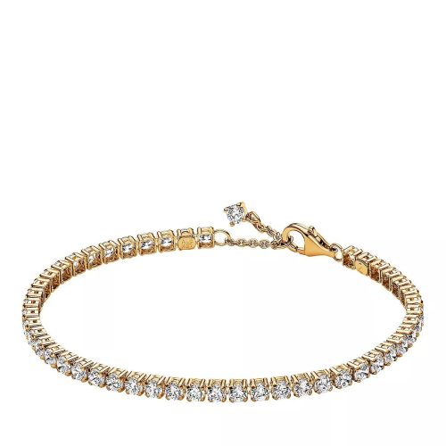 Pandora Armbanden – 14k Gold-plated bracelet withcubic zirconia in gold