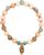 CATHERINE MICHIELS Armbanden – Bracelet P�che Mana bronze jade peach labradorite in multi