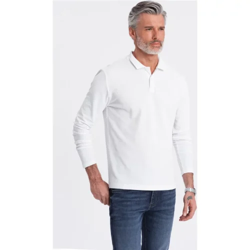 Ombre Poloshirt heren longsleeve – jotz