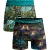 Muchachomalo Heren 2-pack boxershorts captain donkey