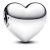 Pandora Charms – Be Love Engravable Large Heart Charm in silver