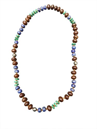 CATHERINE MICHIELS Kettingen – Collier sautoir m�dium malachite ebene lapis lazul in multi