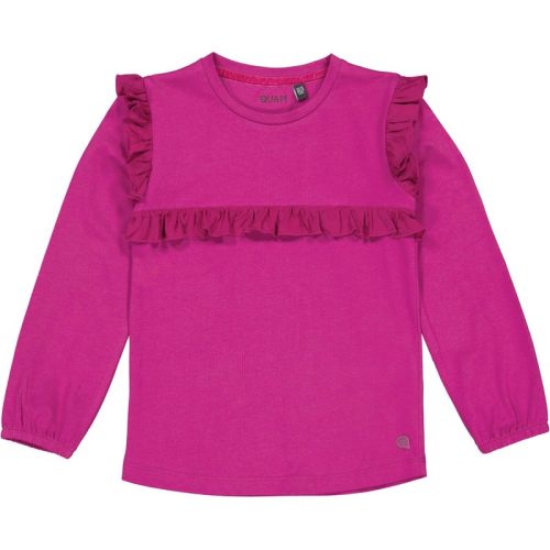 Quapi Meisjes shirt alessa purple rouge