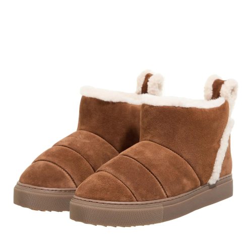 INUIKII Boots & laarzen – Shearling Slipin in cognac