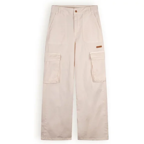 NoBell Meisjes cargo broek twill susy pearled