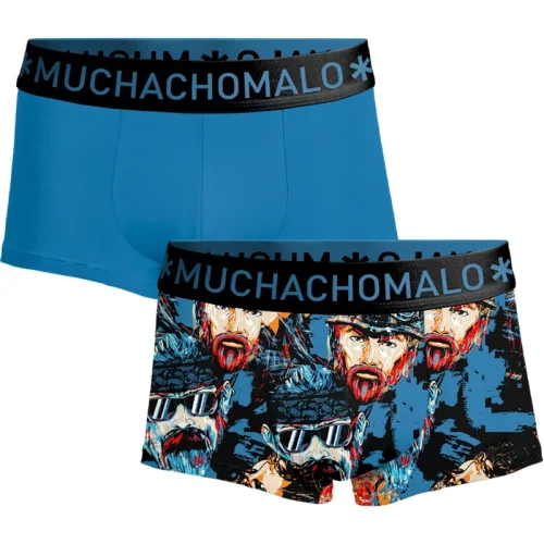 Muchachomalo Heren 2-pack trunks biker poseidon