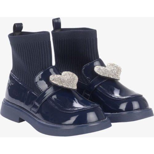 ADee Meisjes laarzen mary jane bts sock wellie dark navy