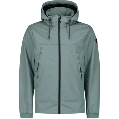 No Excess Zomerjas met capuchon middel lengte hooded steel