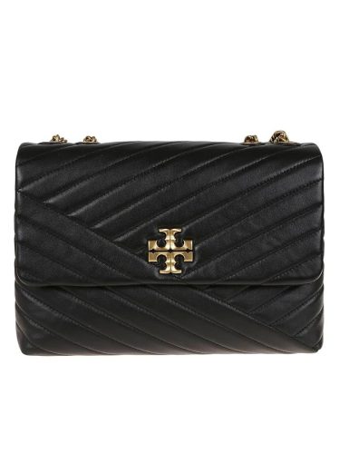 Tory Burch Shoppers – Kira Chevron Convertible Shoulder Bag in zwart