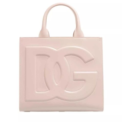 Dolce&Gabbana Totes & shoppers – Handbag With Logo in poeder roze