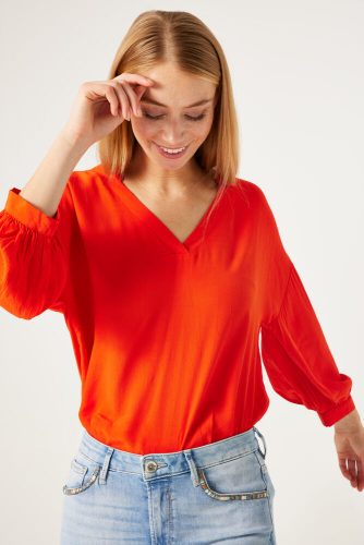 Oranje blouse