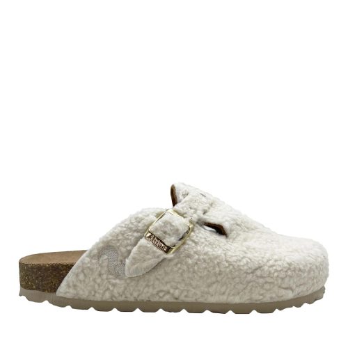 thies Low-Top Sneakers – thies 1856 ® Eco Teddy Clog vegan off white (W/X) in wit