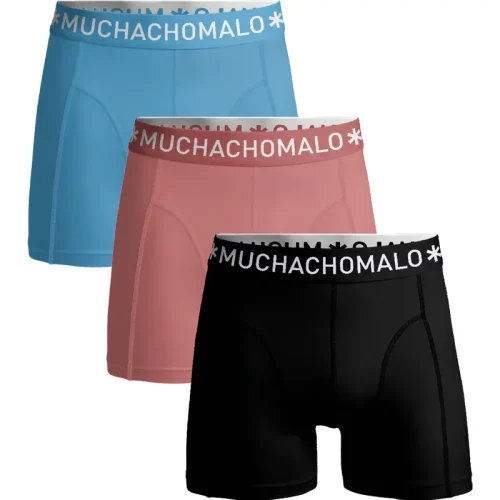 Muchachomalo Heren 3-pack boxershorts effen