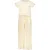 Le Chic Meisjes jumpsuit plisee- kesra pearled wit