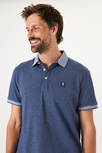 Garcia polo donkerblauw