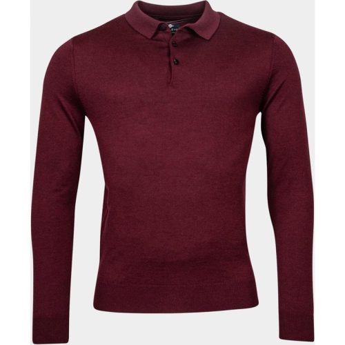 Baileys Polo lange mouw Paars Pullover Polo collar – placke 420063/59