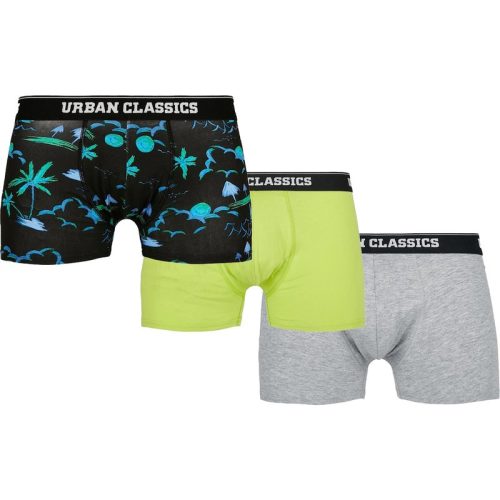 Urban Classics Heren island boxershorts (pack of 3)