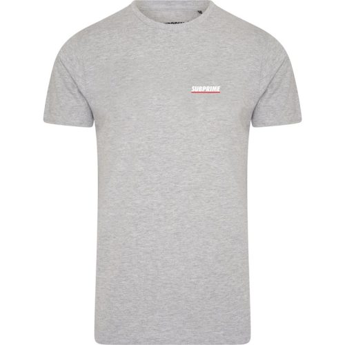 Subprime Shirt chest logo grey