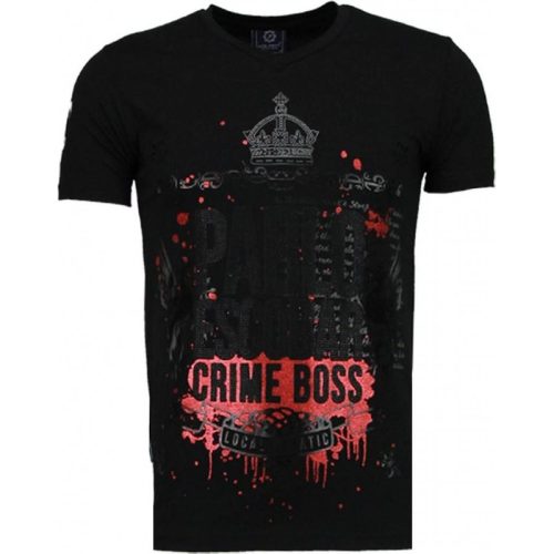 Local Fanatic Pablo escobar boss rhinestone t-shirt