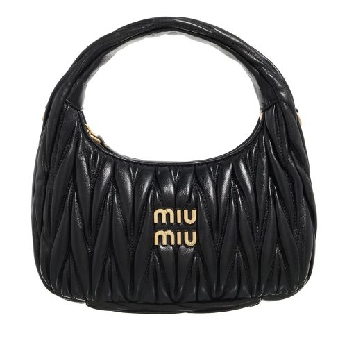 Miu Miu Pochettes – Wander Hobo Matelassé in zwart