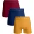 Muchachomalo Heren 3-pack boxershorts effen