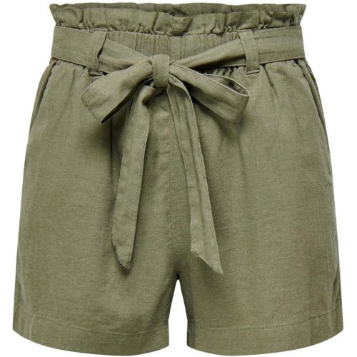 Jacqueline de Yong Jdysay mw linen shorts wvn army