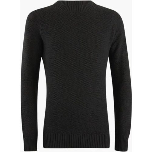 PRESLY & SUN Moss stitch round neck