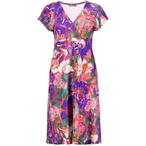 Geisha Dress short sleeves aop dessin