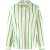 Nukus Ss24045198 ryleigh blouse stripe light sand/green