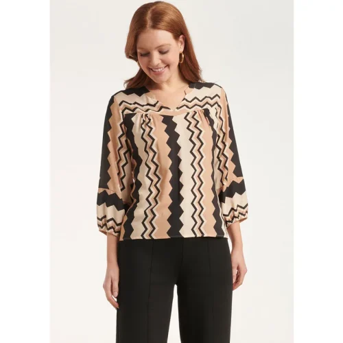 Smashed Lemon 24529 zigzag top