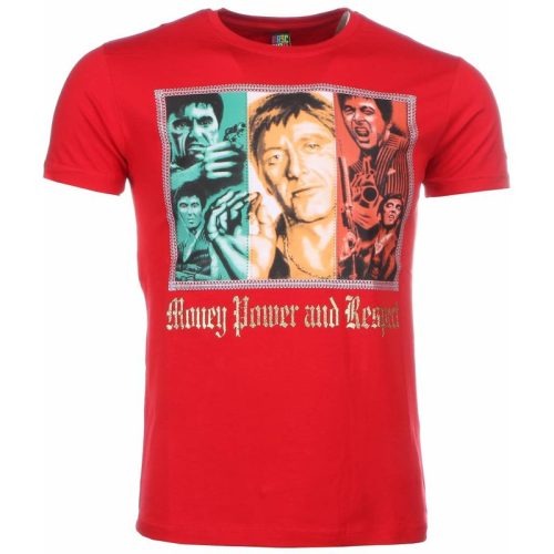 Local Fanatic T-shirt scarface money power respect print