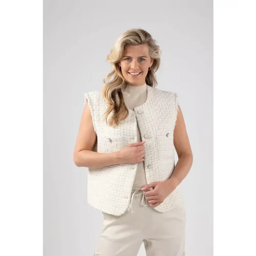 Nukus Fw24187 arabella gilet lurex