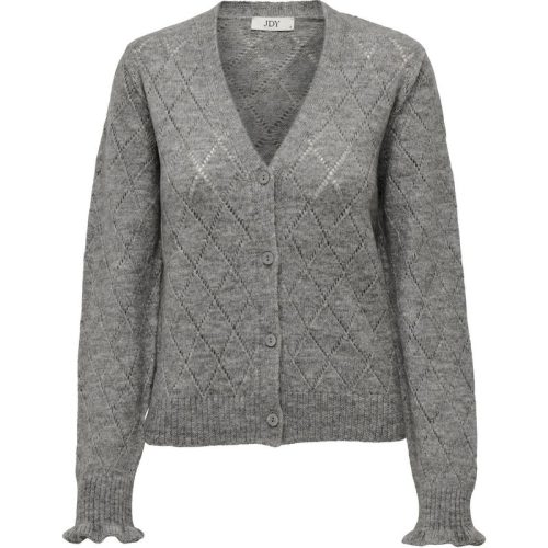 Jacqueline de Yong Letty l/s v-neck struc cardi knt