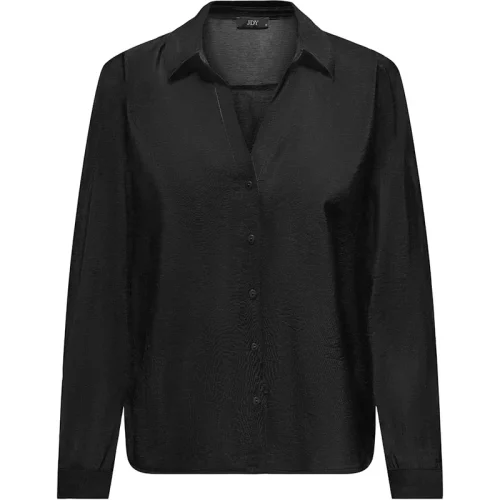 Jacqueline de Yong Camille l/s loose v-neck shirt