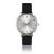 Lederen horloge voor vrouwen Amelia Parker Charm Black