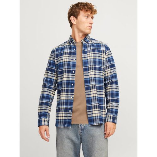 Jack & Jones Jprblunorris flannel ls shirt bf ln