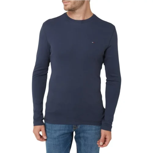 Tommy Hilfiger Gemêleerd slim fit longsleeve